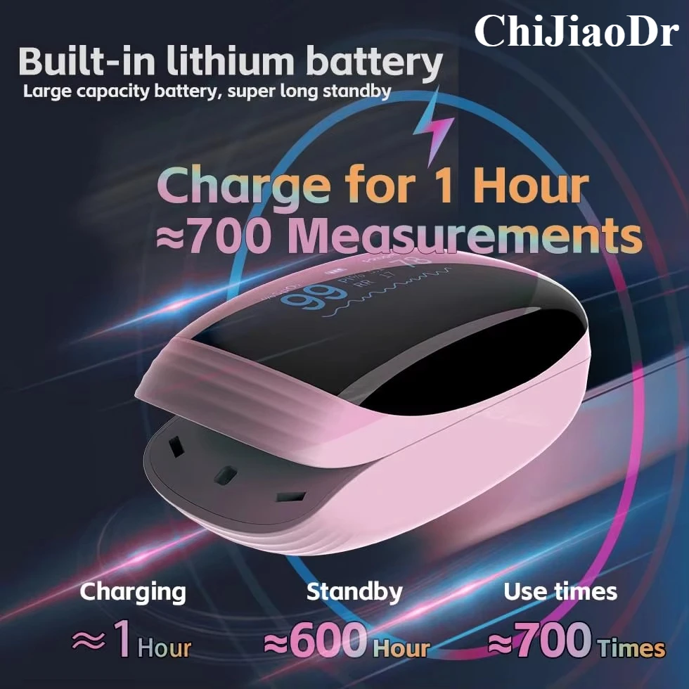 

DeDedos Pediatric Rechargeable SpO2 RR Saturometro Blood Oxygen Saturation Medical Pulse Oximeter