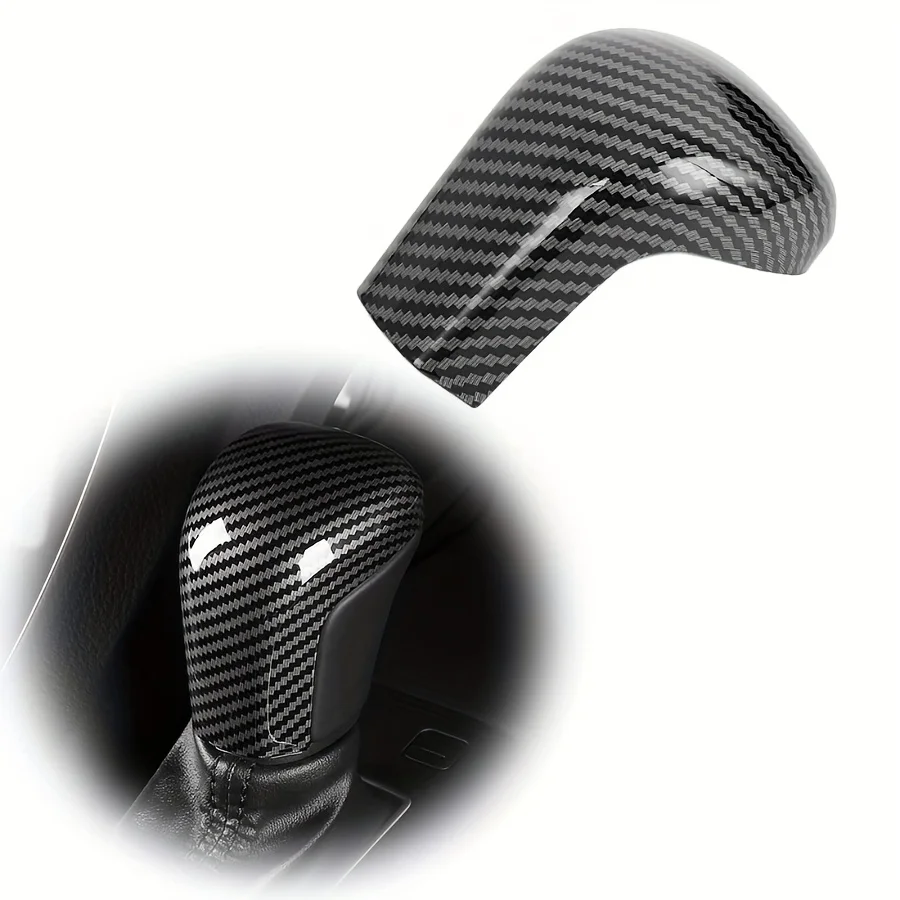 Suitable for Toyota Camry, Arthur, Avalon, and Levin models 2019-2021, carbon fiber gear shift knob cover for automobiles.