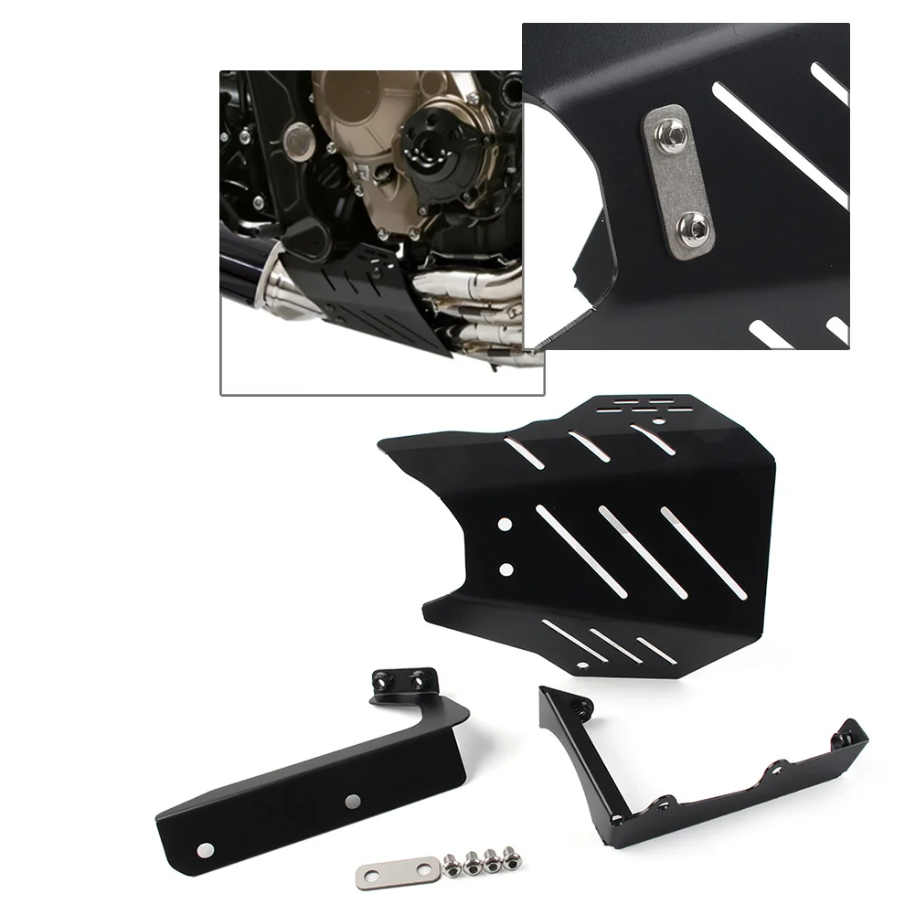 Black Motorcycle Exhaust Guard Cover Heat Anti-Burn Housing Protector for Honda CB650R CBR650R 2019 2020 2021