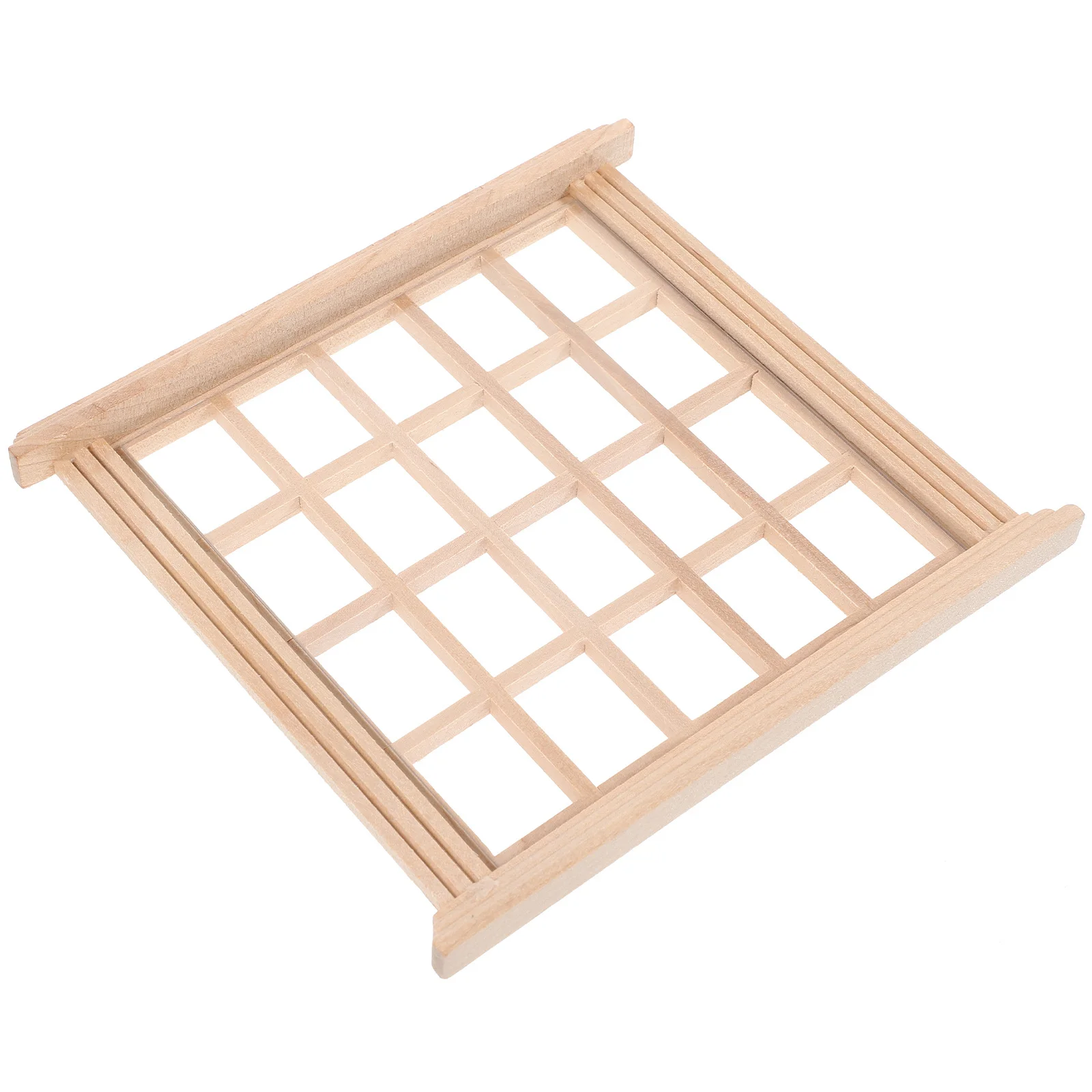 House Wooden Windows Tiny Frame Decor Mini Supplies Accessories Small Miniature Outdoor Tools Decoration Prop