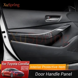 Car Door Handle Handrail Garnish Decoration Refit Trim Strips Car-styling for Toyota Corolla 2019 2020 2021 2022 2023 E210 12th