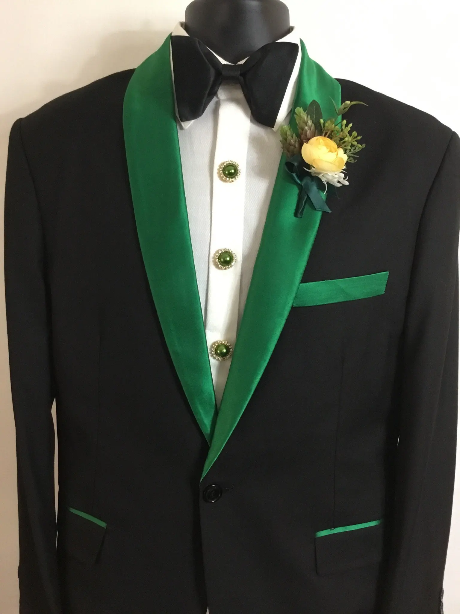 Conjunto de trajes clásicos para hombre, 2 uds., chaqueta con solapa y chal de retales, esmoquin para novio, ropa Formal personalizada, trajes de fiesta para cena y noche de graduación