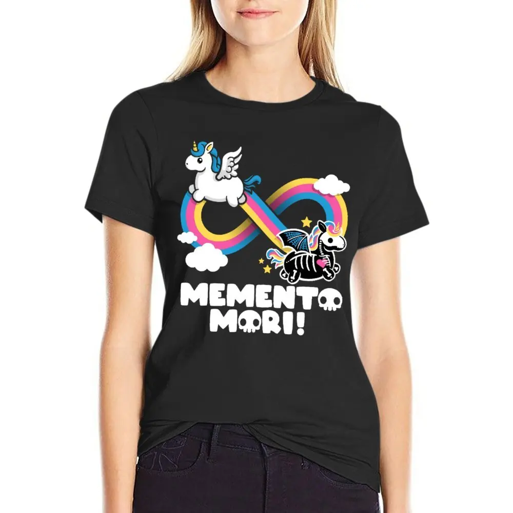 Infinity Memento Mori For Sale T-shirt Crewneck Move T-shirts Vintage Aactivity Competition Joke