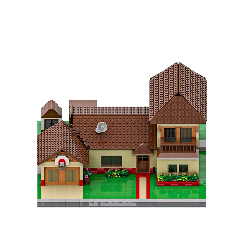 Gobricks MOC Smiths Residences Model klocków budowlanych Zabawny film Architektura domu Klocki do samodzielnego montażu Zabawka dla dzieci Prezent