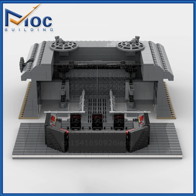 MOC Space Movies Scene Base Model Building Blocks Street View Series Creative Toys DIY Assembled Bricks Collection Holiday Gifts