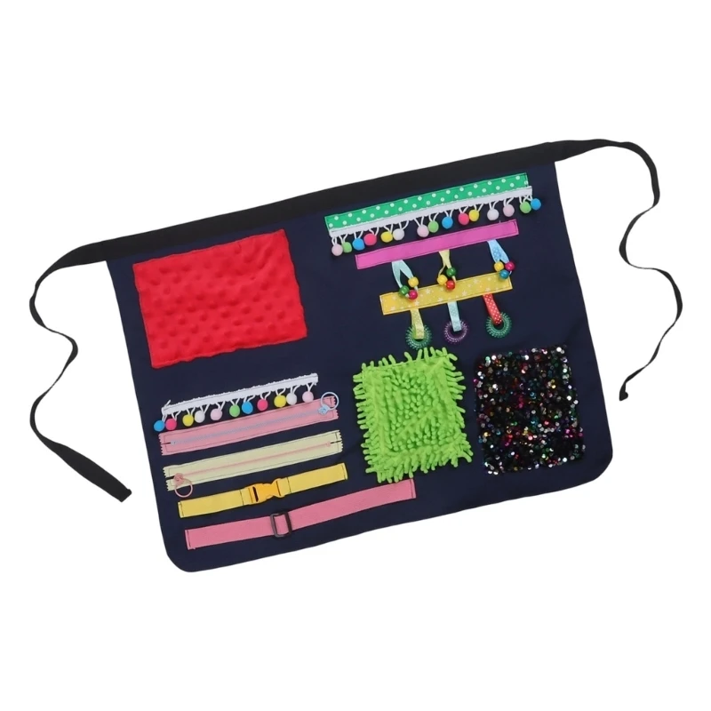  Dementia Sensory Apron With Texture Stimulation Stress Relief For Elderly Adult
