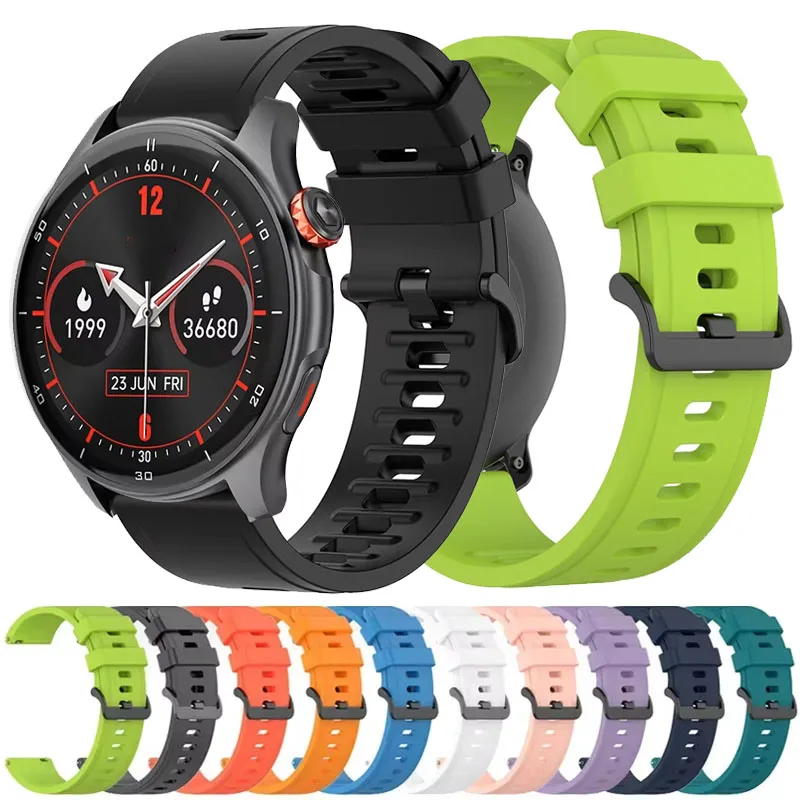 22mm Sport Silikonarmband für IGPSPORT LW10 Armband für iGPSPORT VeRun Smartwatch Armband Correa Gürtel