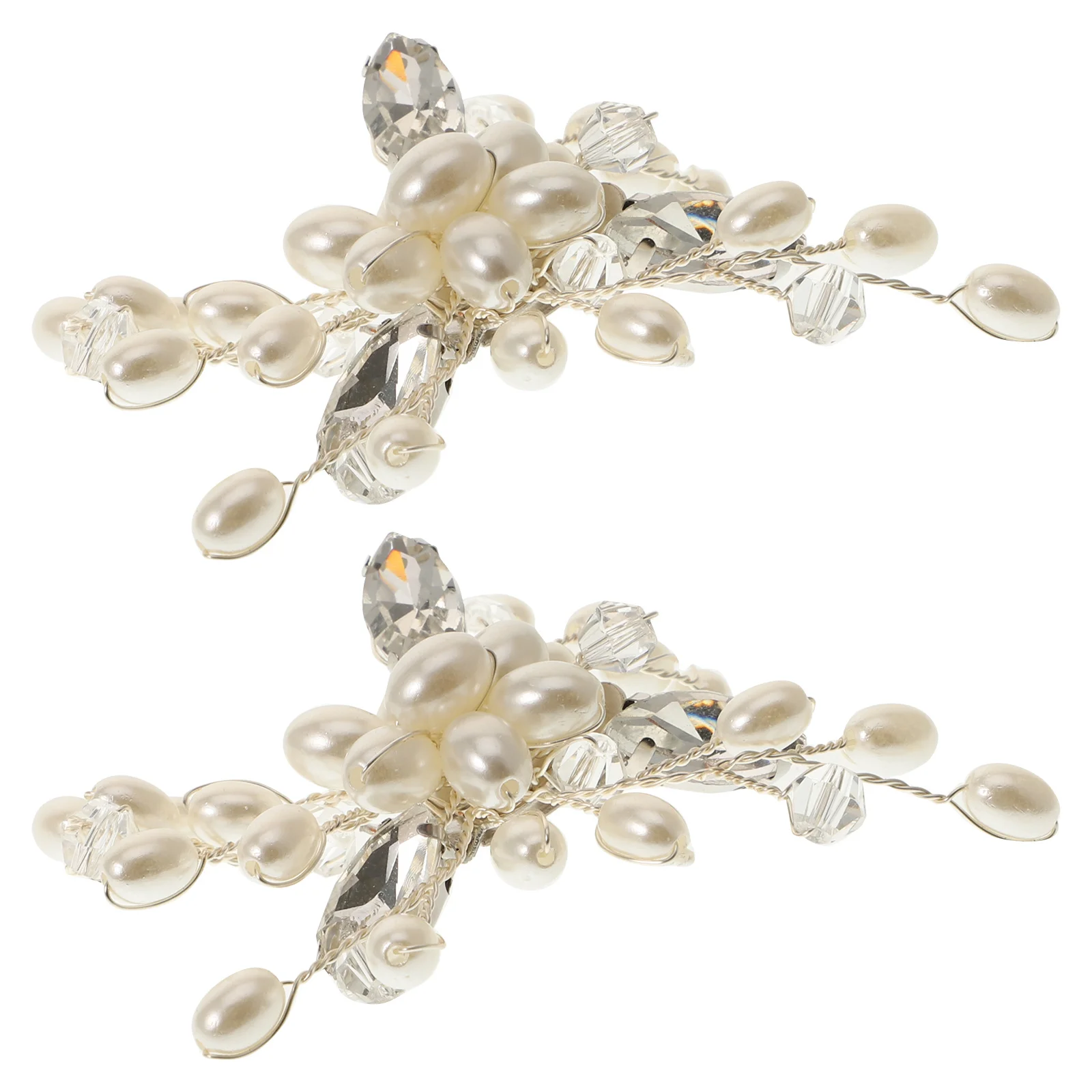 

Vintage Handmade Shoe Buckles Bride Decoration Wedding Shoes Clips Rhinestone Bridal