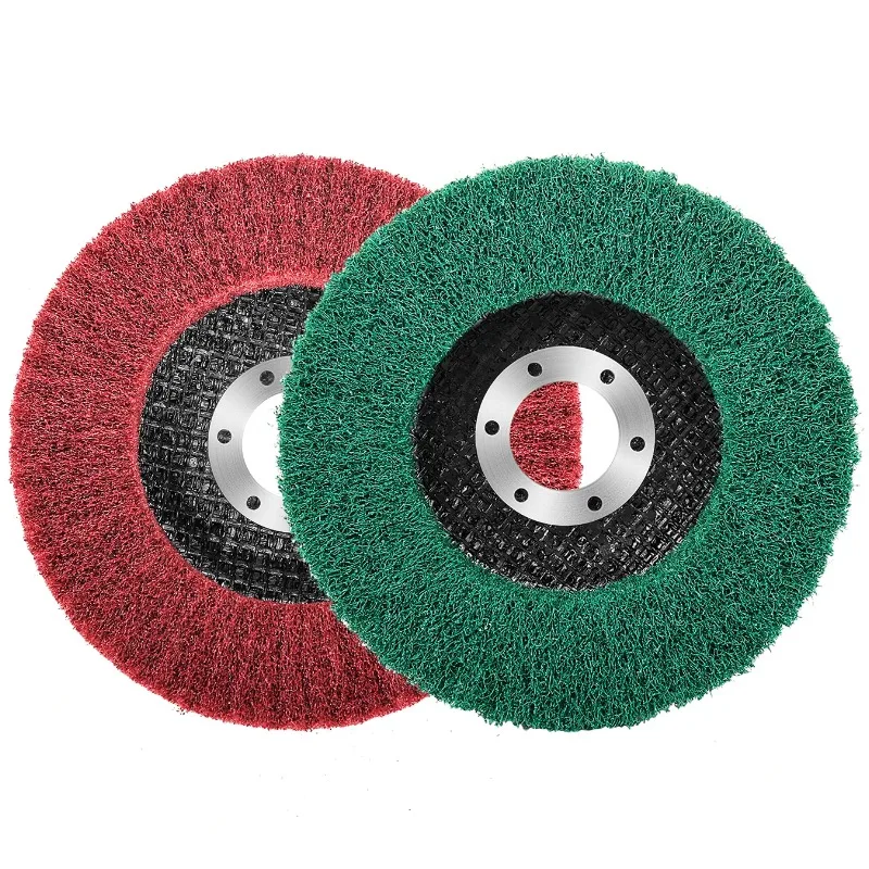 Home DIY Polishing Tool Non-Woven Flanging Polishing Wheel, Suitable for Angle Grinder Metal Wood Rotating Grinding Wheel