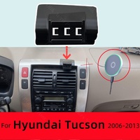 Magnetic Phone Holder For Hyundai Tucson JM LM 2006-2013 Wireless Charging Special Fixed Bracket Base MagSafe Mount Accessoires