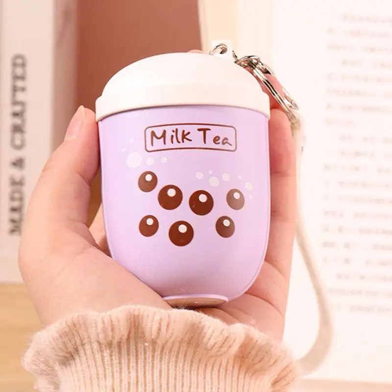 Cute Electric Hand Warmer Hand Milk Tea Design Power Bank Pocket Rechargeable Body Heater Reusable Portable Pocket Heater Fast