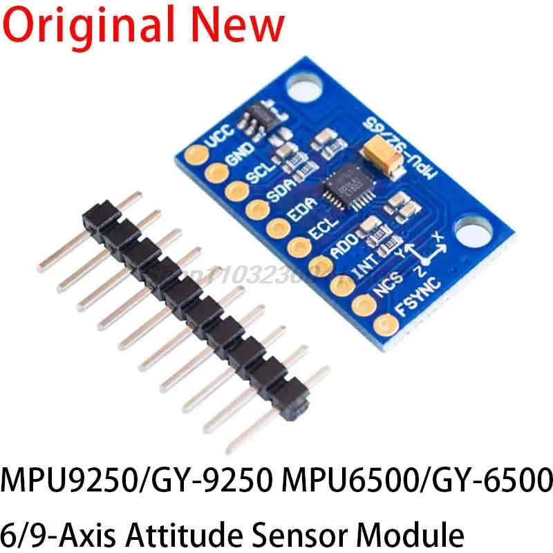 GY-6500/GY-9250 MPU-6500 MPU-9250 6DOF six-axis accelerometer 6/9-axis attitude gyro sensor module SPI Interface MPU6500 MPU9250