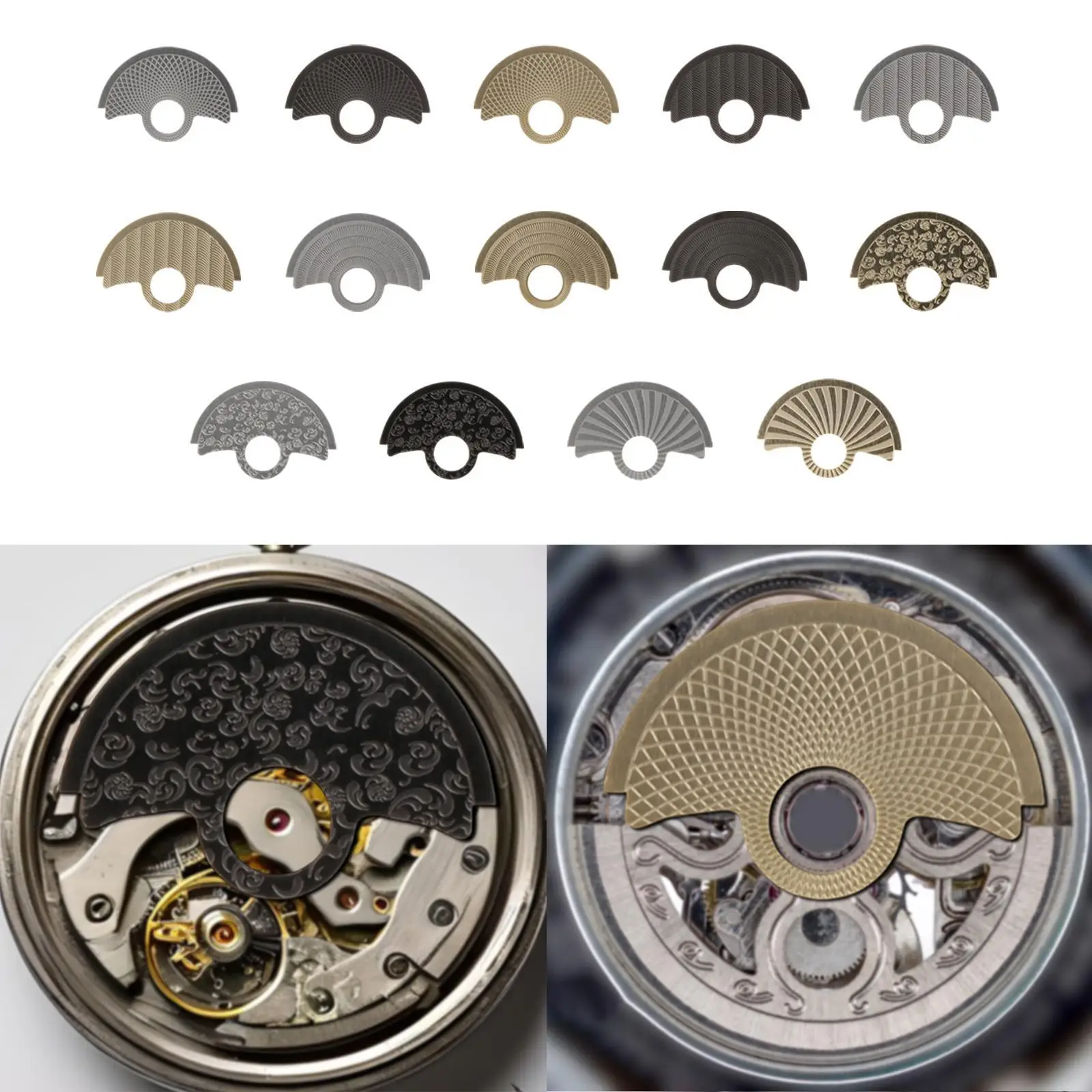 

Watch Movement Rotor Sticker Professional Watch Component Sturdy Watch Parts Watch Repairing Tool watch rotor accessory