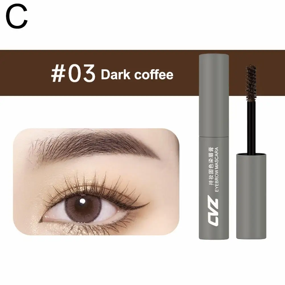 ยี่ห้อใหม่ครีมย้อมคิ้วกันน้ําแต่งหน้า Eye คิ้วสีดํามาสคาร่า Eyebrow Brow GEL ยาวนานความงามสีน้ําตาล B8J7