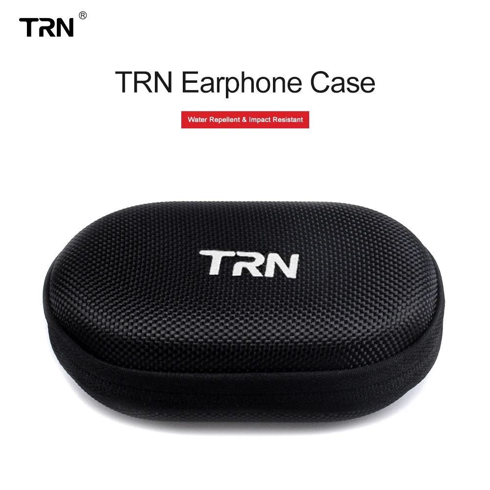 TRN Pag Mini Portable Oxford Compressive Headset Package PU Zipper Storage Box Earbuds Earphones Bag Headphones Accessories