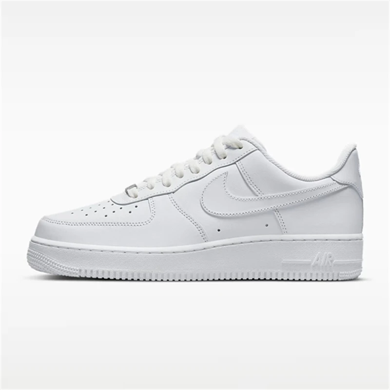 Authentic Nike Air Force 1 07 White Sports Running Shoes Classic Leather Men Women Casual Skate Sneakers Streetwear Trainers