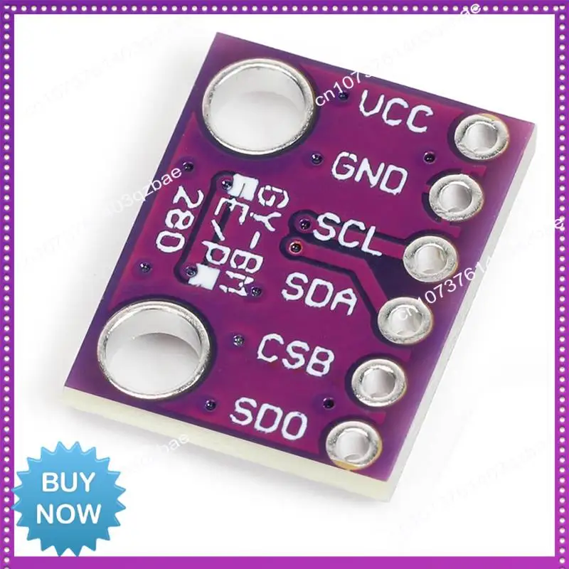 Hot Ltem 2PCS BME280 3.3V Sensor Module Atmospheric Pressure Temperature Humidity Sensors I2C SPI Breakout GY-BME280