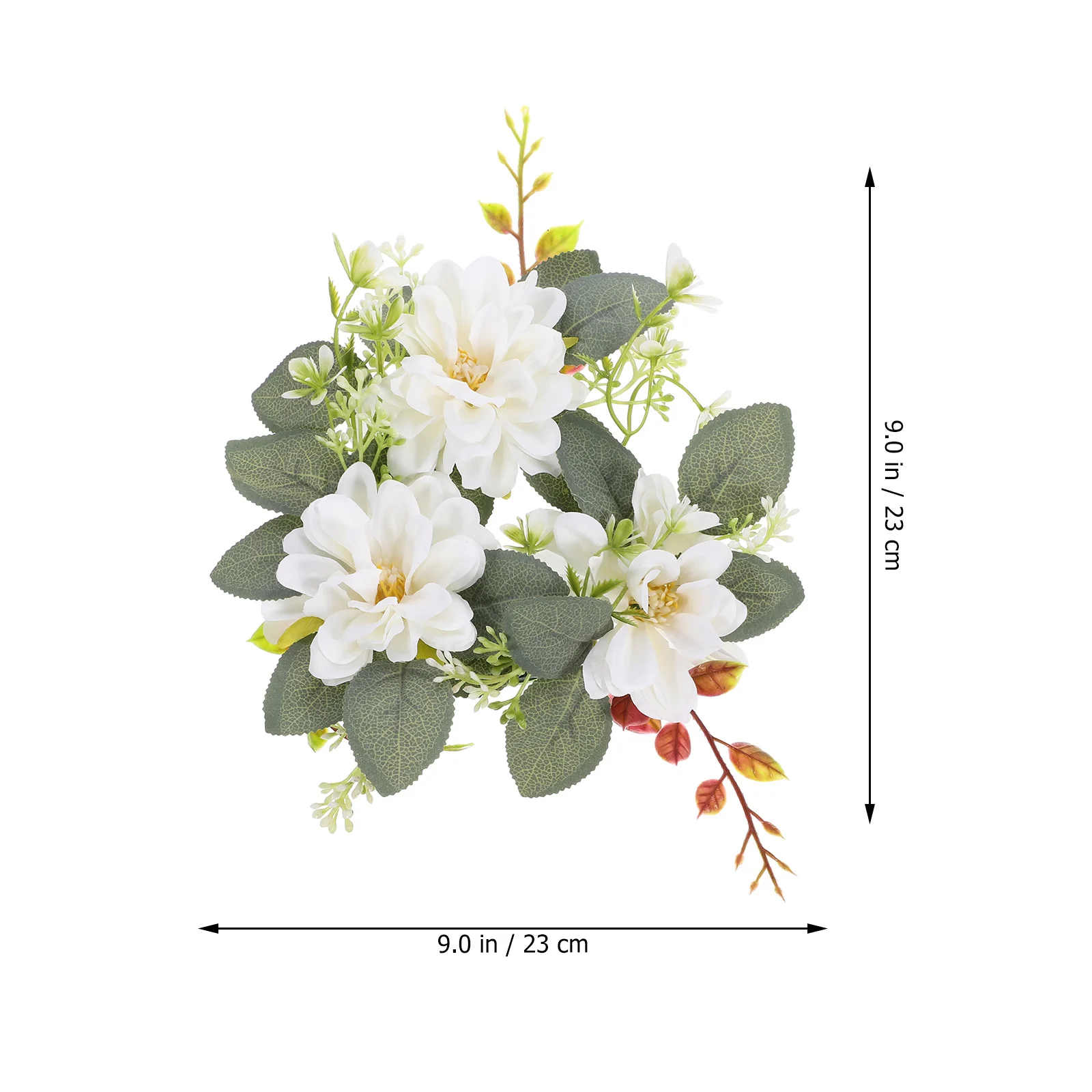 

Artificial Flower Wreath Wedding Party Decoration Romantic Ring for Pillars Flower Centerpiece Home Decor