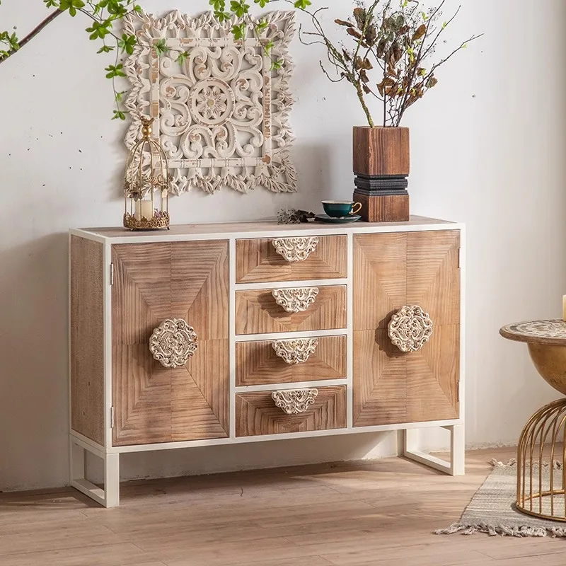 

Chinese Display Living Room Cabinets Retro Wood Shelving Storage Living Room Cabinets Salon Hotel Vitrina Furniture Home