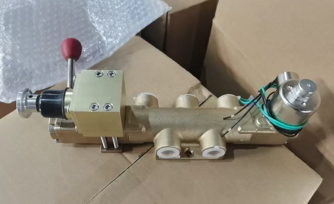 VGK-4523-20C-D012 4 Way 3 Position Air Solenoid Valve Assembly, Dump Trailer Lifting System Repair Spare Part