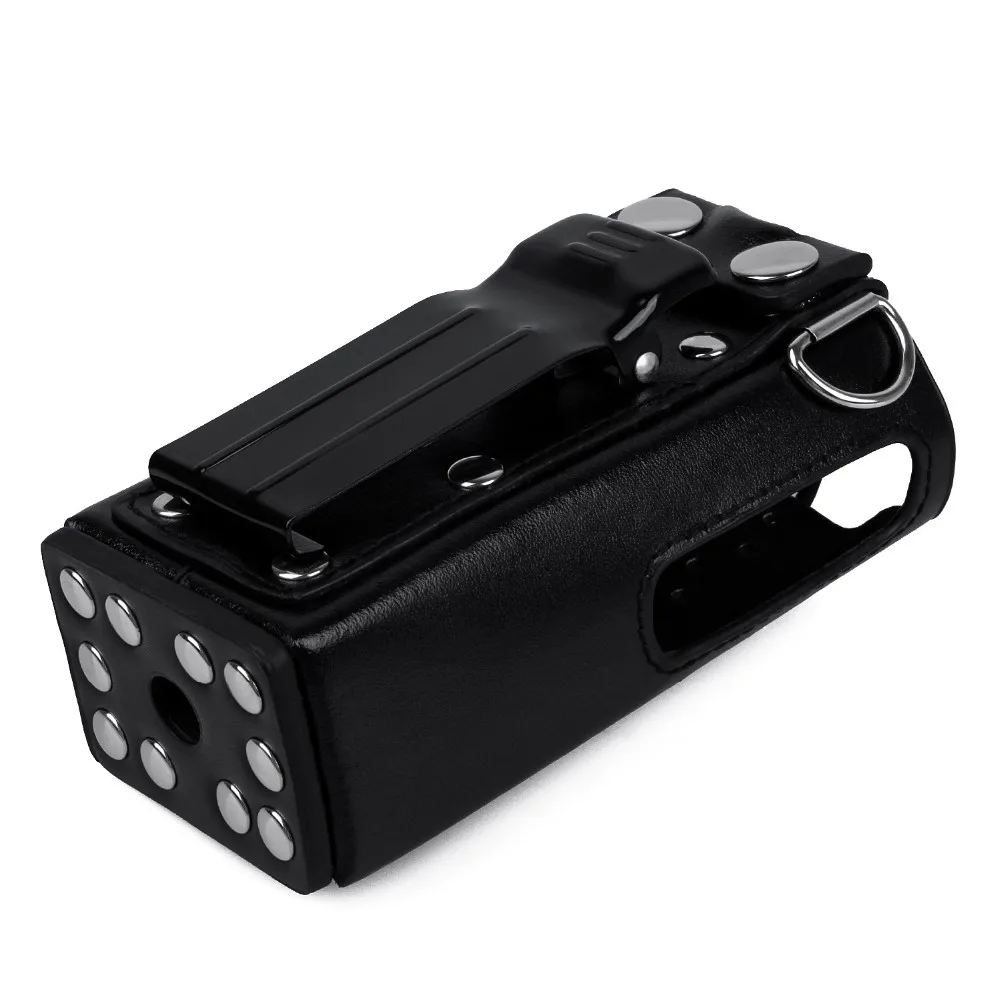 

Двусторонняя кожаная защитная сумка на плечо для рации Motorola GP328 GP340 GP380 GP3188 EP450