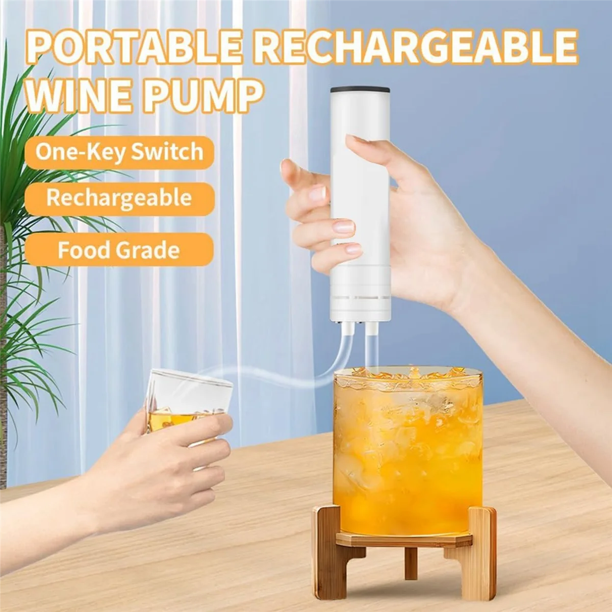 

Быстрый! Портативный USB электрический автоматический сифонный самовсасывающий насос для домашнего пивоварения, вина, перезаряжаемый комплект насосов для перекачки пива