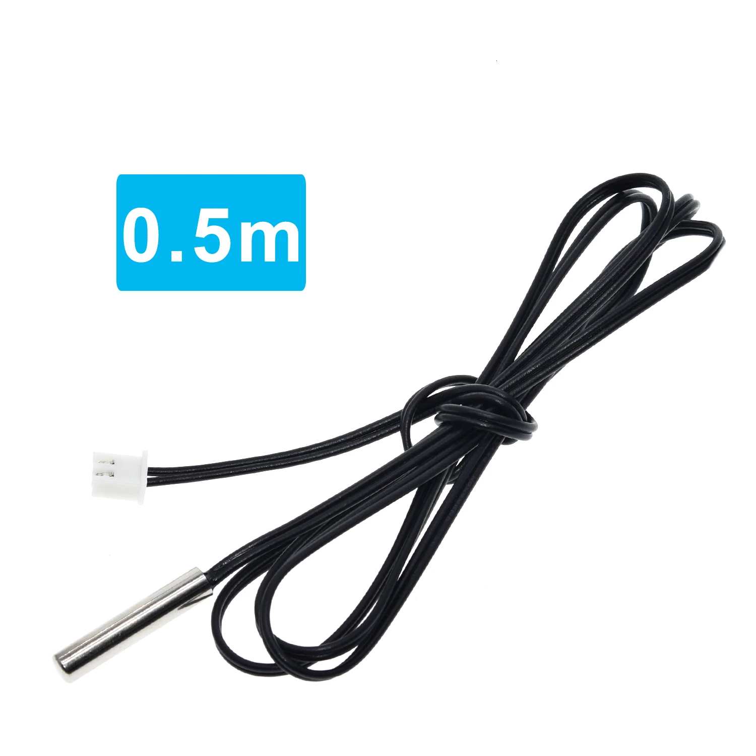 30CM 50CM 100CM 200CM 300CM  NTC Thermistor Temperature Sensor Waterproof Probe Wire 10K 1% 3950 W1209 W1401 cable