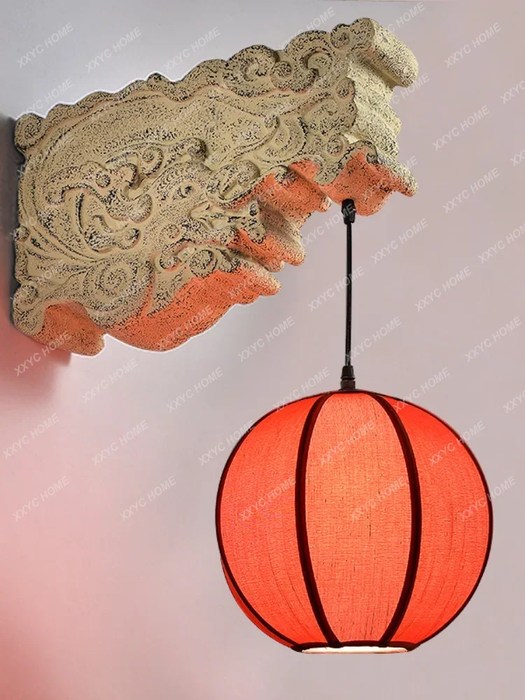 Chinese Style Doorway Wall Lamp Retro Restaurant Hotel Club Antique Corridor Aisle Balcony Outdoor Chinese Style Wall Lamp