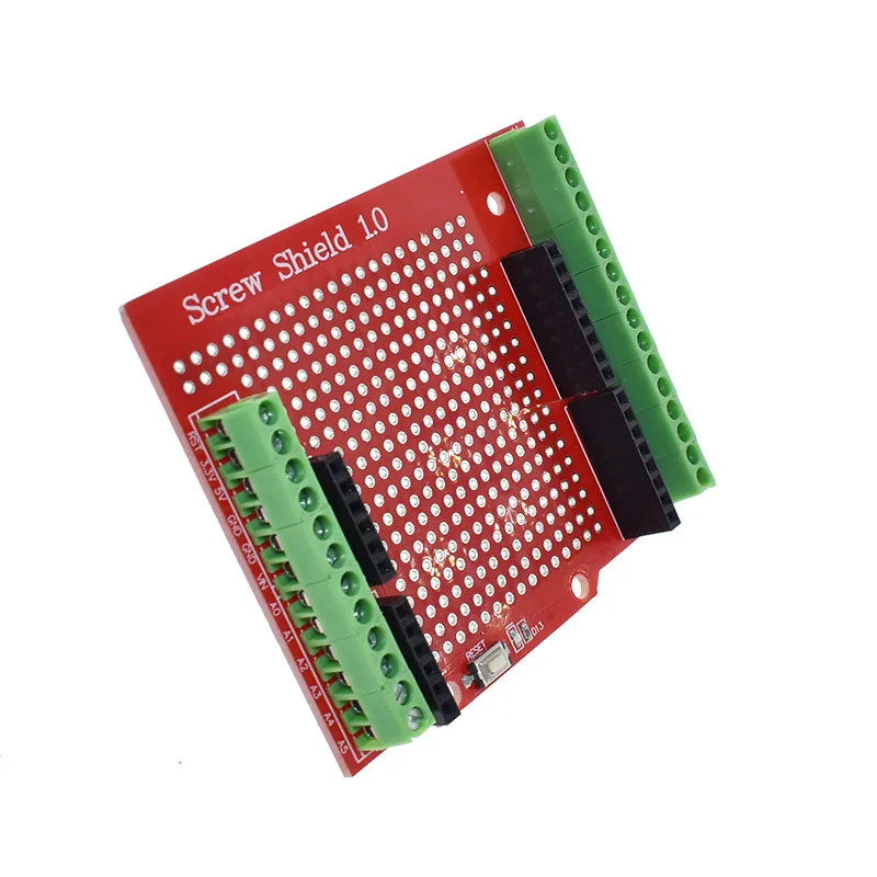 Screw Shield 1.0 Standard Proto Screw Shield Assembled Prototype Terminal Expansion Board Opening Source Reset Button forArduino