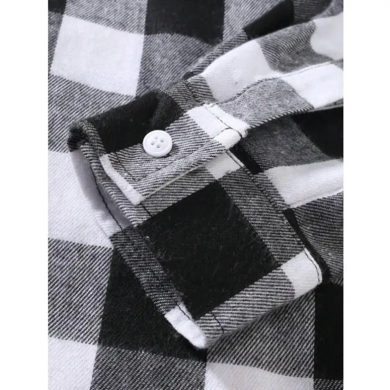 

Осенняя клетчатая повседневная деловая черная мужская внутренняя одежда с воротником Fce на подкладке из искусственной кожи длиной све