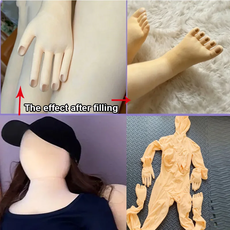 Handmade Cloth Cushion Mannequin Doll Covers Men's Hug Pillow Cover No Filling Cosplay Fun Personalized Decoration Cover