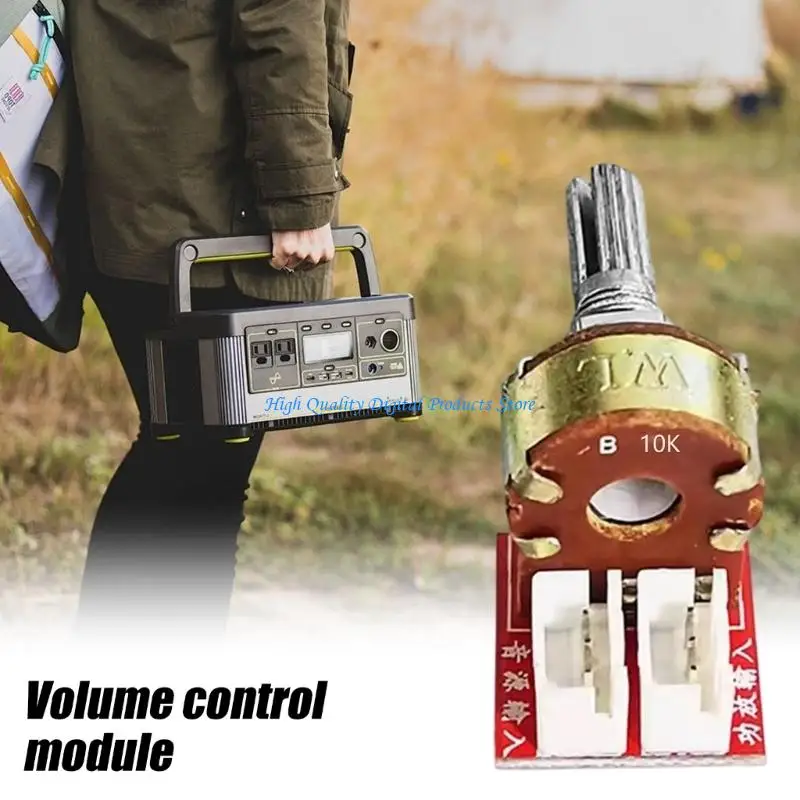 U2JE Professional Auditory Potentiometer Module Double Gang Design B10K/B50K/B100K For Guitar Amps And DIY Builds