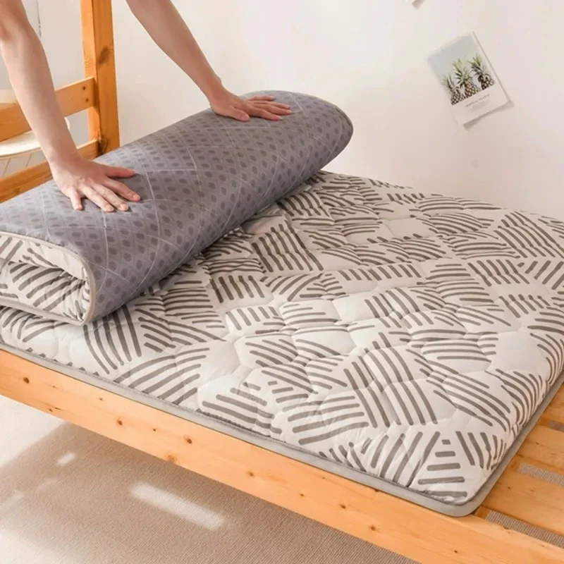 Folding Mattress Pad - Soft Floor Sleeping Mat for Home Use, Futon Cushion, Ideal for Student Dormitories and Rental Properties