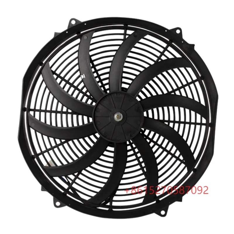 Auto  Radiator Cooling Fan installation and modification 16inch 160w 12v/24v 2800rpm 2600m³/h