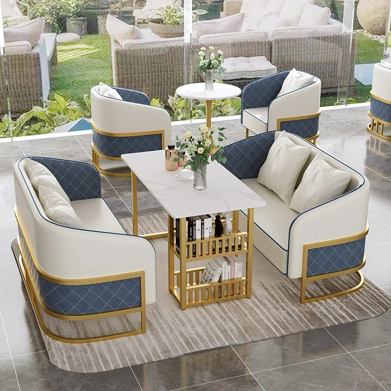 

Beauty rest booth meeting guests to negotiate beauty salon sofa light rest area meeting for sale milk tea leisure tables