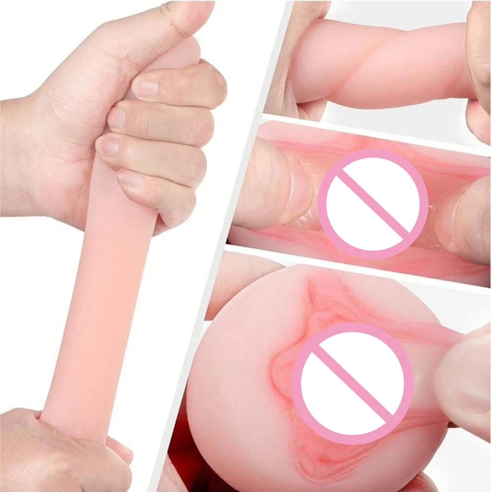 Max-02 3D Realistic Pocket Pussy Sex Egg Mini Sex Toys for Men Vaginal Tight Wrapping Vagina Oral Anus Male Masturbator