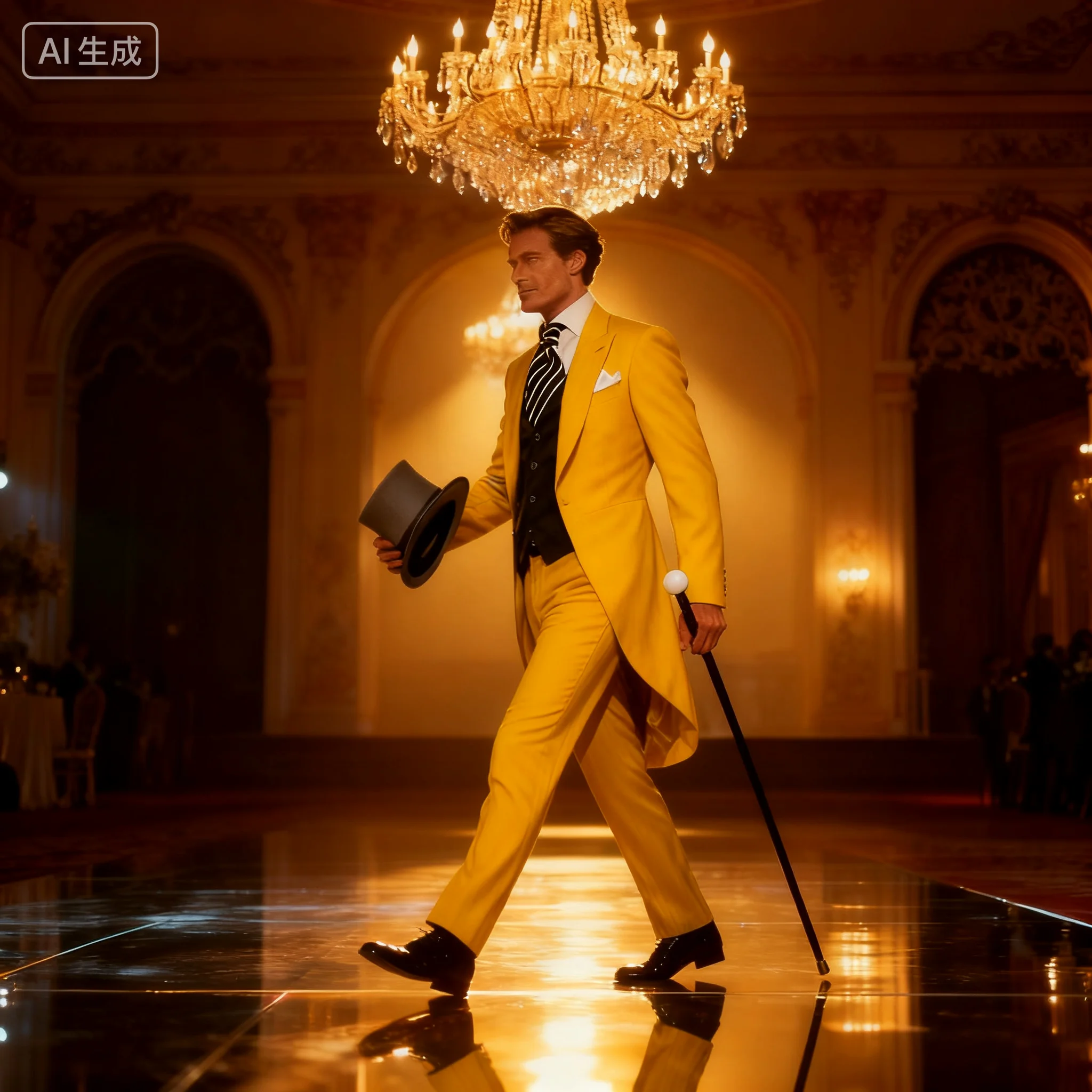 

Men's 3-Piece Long-Tail Blazer Tuxedo Smoking Suit for Wedding Party Fashionable Male Jacket Coat Casual Formal Wear