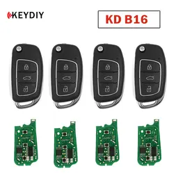 5/10pcs KEYDIY KD B16 Car Remote Control Key KD900/KD-X2/KD-MAX Key Programmer B Series Remote Control for Hyundai Style Car Key