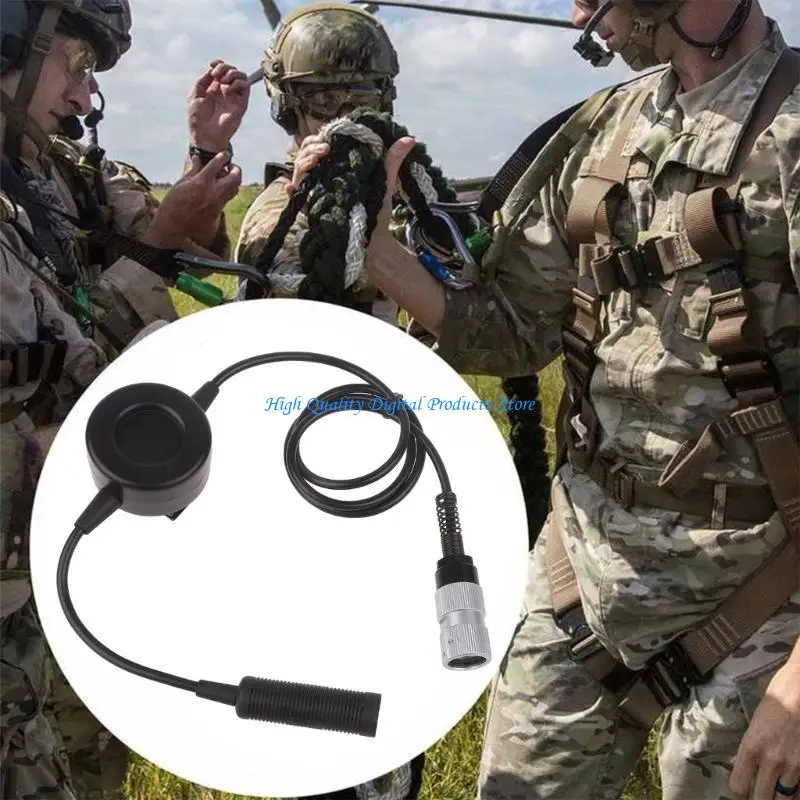 U2JE التكتيكية سماعة محول الاتصال الداخلي PTT 6pin PTT محول ل AN/PRC152 PRC148 #2