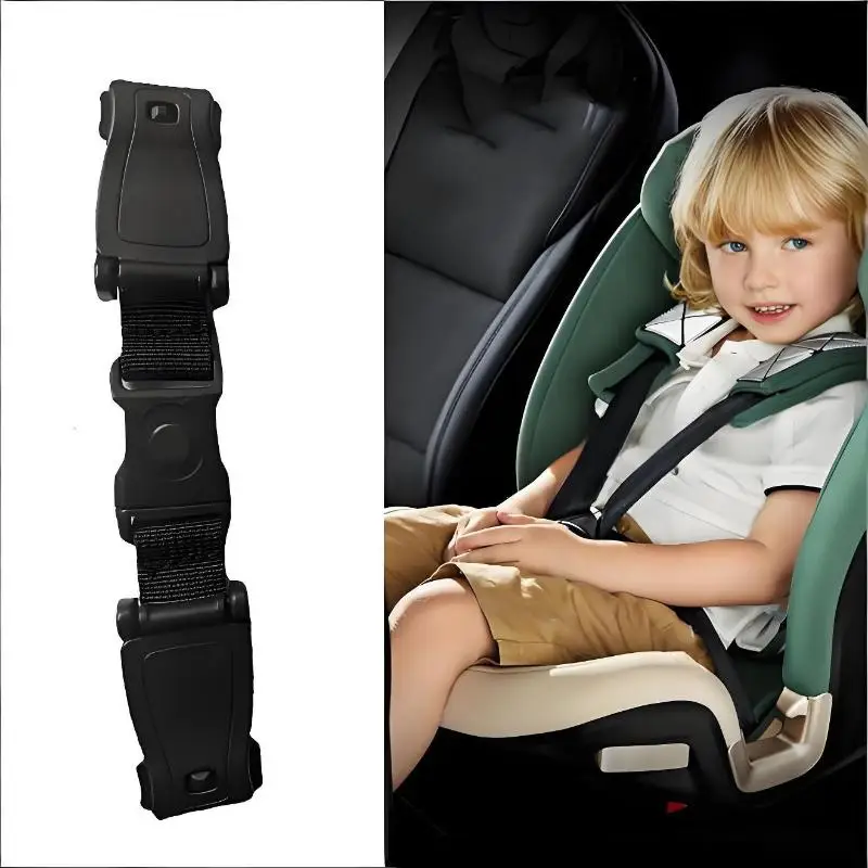 Car Seat Chest Harness Clip, Adjustable Child Safety Seat Belt Buckle Clasp, Anti-Slip Strap Lock Fastener, Portable Toddler Saf