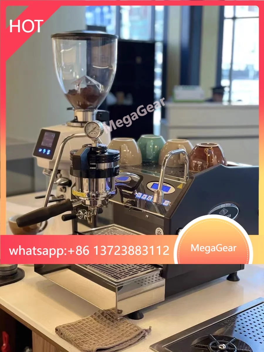 

Кофемолка с двойной чашкой, электрическая кофемолка для эспрессо, кофемолка в зернах