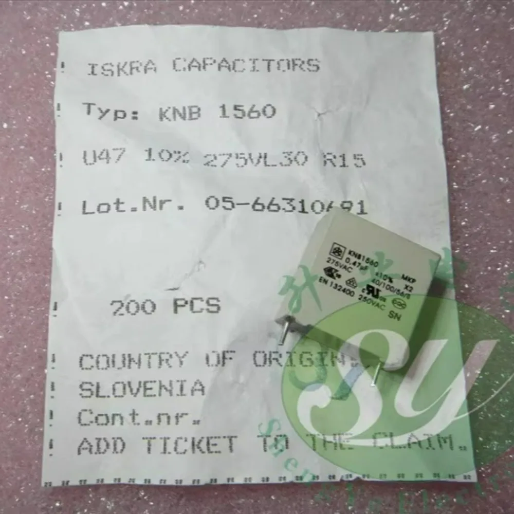10 قطعة ISKRA KNB1560 0.47 فائق التوهج/275vAC 470nf u47 474 العلامة التجارية الجديدة 15 مللي متر فيلم مكثف #1