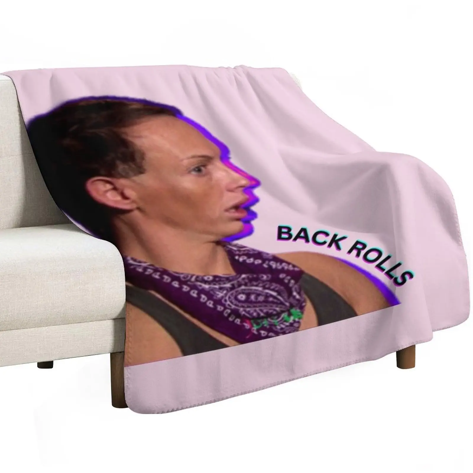 Back Rolls/ Alyssa Edwards/ Drag Queen Sayings Throw Blanket Giant Sofa Retros Picnic Bed halloween Flannels Blankets