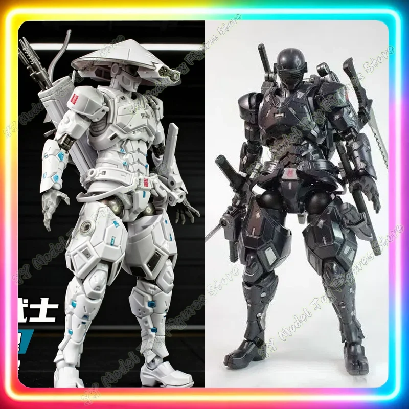 Jiwan SC-001 Super Black PS-001 White Ghost Warrior Toy Alloy Skeleton Assembled Model Mecha Snake Eyes Special Forces