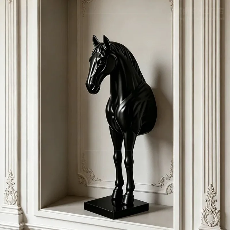 Creative Horse Statue Modern Home Hotel Decoration Nordic Crafts Decorations Ornament Villa Commercial Decor Art Decorations