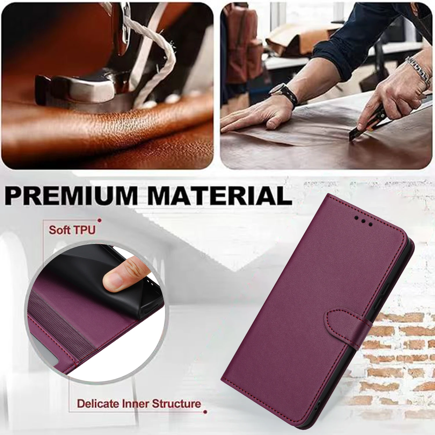 Magnetic Flip Leather Wallet Case for Xiaomi Redmi NOTE 11 12 13 Pro S 4G 5G 12C 13C 13R POCO C65 X3NFC X4 X5 X6 M6 F5 PRO 4G 5G