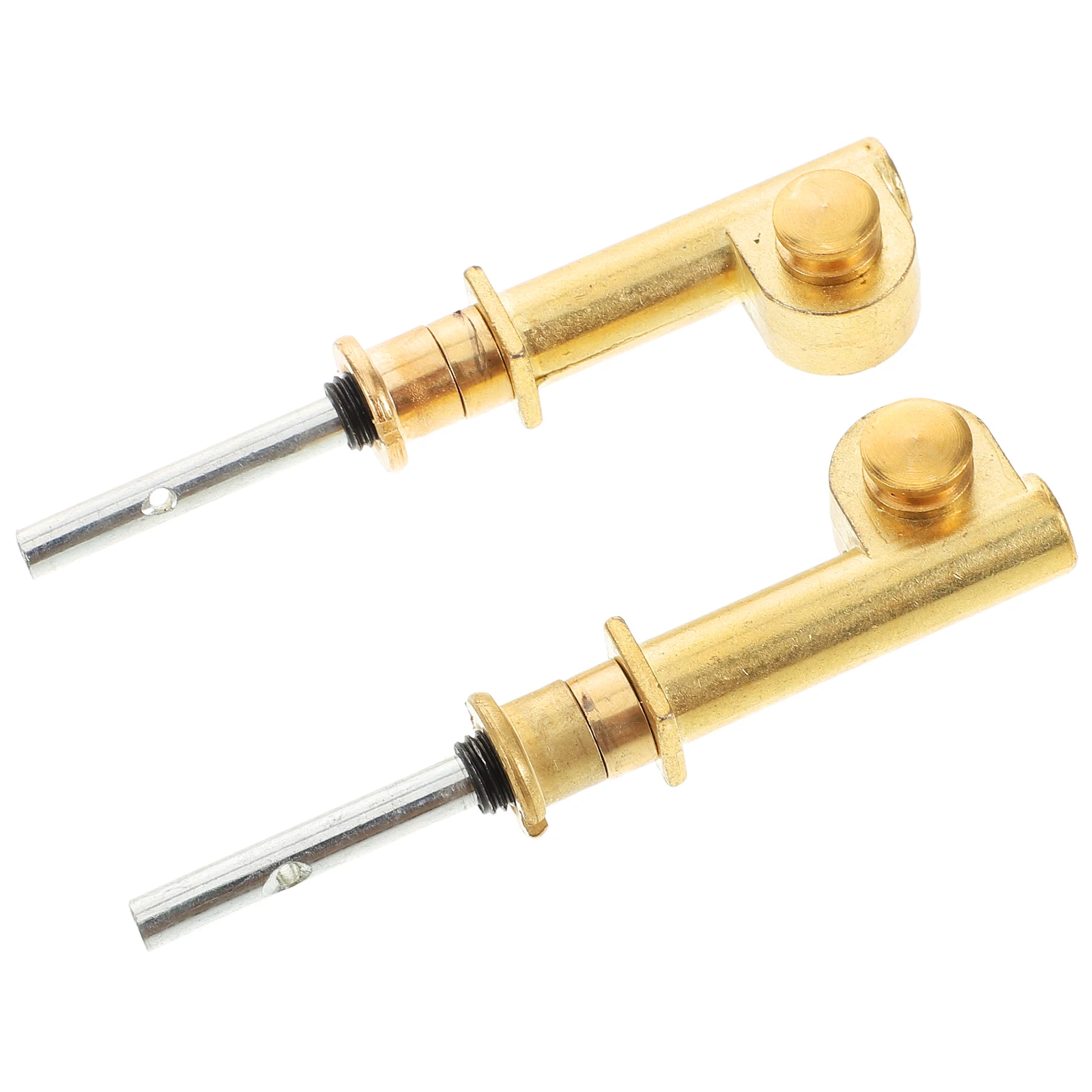 

2 Pcs Tuning Pegs Copper Material Lightweight Replacement Parts Accessories Anti Slip Shaft Erhu Part Musical Erhu Shaft Pegs