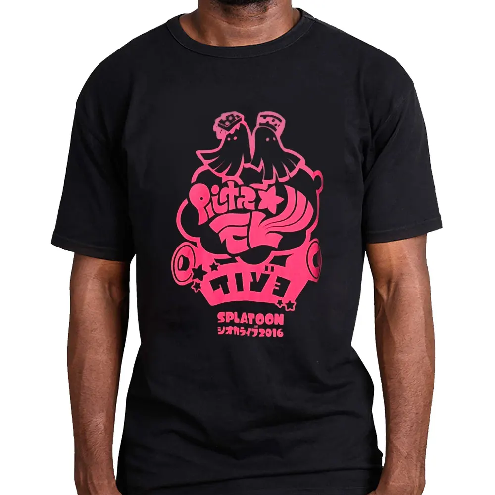 80s Vintage videogame Splatoon Anime t shirt for men Octopus Graphic Tees Y2k Clothes 1231 Cartoon Style Tops All size S-6XL Tee