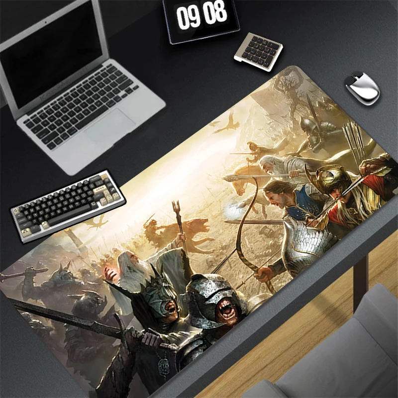 

Mouse Pads Desk Mat Protector The Lord of the Rings Gaming Mousepad Office Table Decor Keyboard Long Pad Computer Gamer Mats
