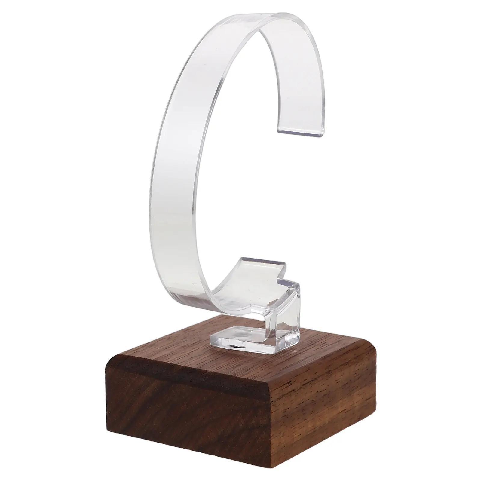 Premium C Shaped Jewelry Display Rack for Watch Organizer Stand Wristwatch Holder and Bracelet Storage with Elegant Smooth